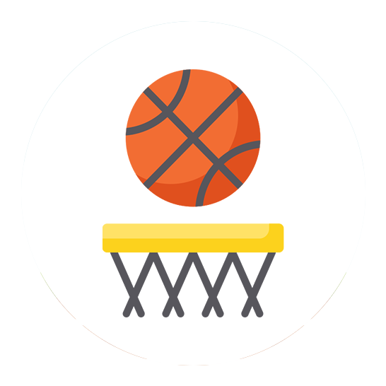 Basket ball practice court